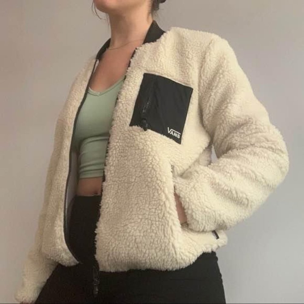 Vans Sherpa teddy bomber Medium
